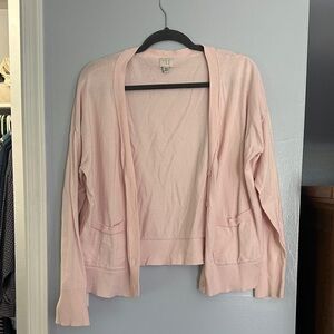 a new day Light Pink Open Cardigan